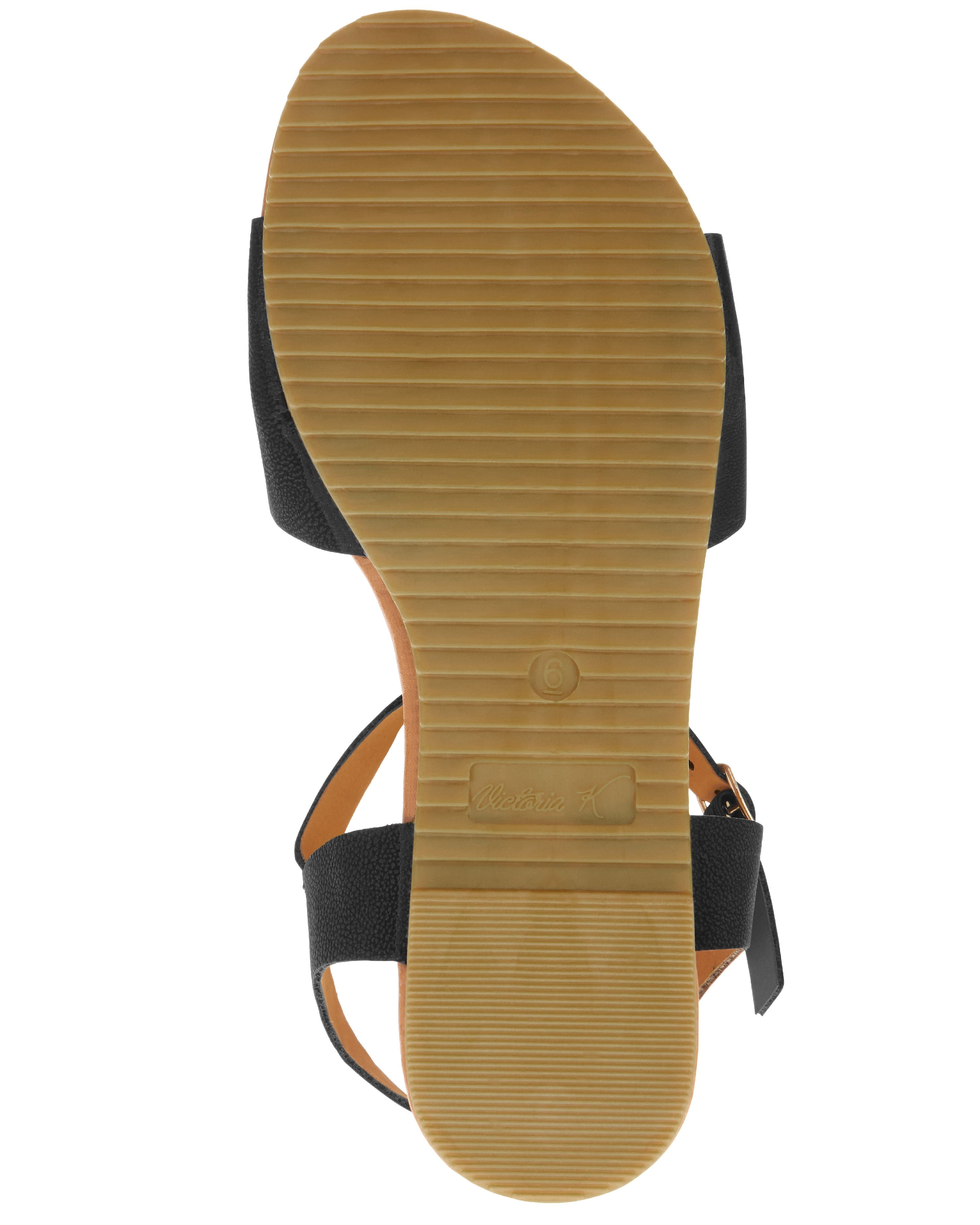 Victoria K Women's Three Pearls Sandals
