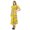 Yellow, variant on Bimba Women Long Printed Kaftan Soft Modal Cotton Beach Cover Ups Maxi Kaftan