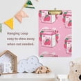 thumbnail image 7 of 12.5"x9" Strawberry Milk Clipboards, Standard A4 Letter Size Nursing Clipboard with Low Profile Metal Clip Decorative Clip Board for Office Supplies,Silver, 7 of 7