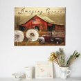 thumbnail image 5 of Rustic Old Barn Canvas Wall Art Barn And Rustic Truck Print Paintings Farm Pictures Modern Home Artwork Decor For Living Room Kitchen Bathroom Framed Ready To Hang 12x16 Inch, 5 of 6