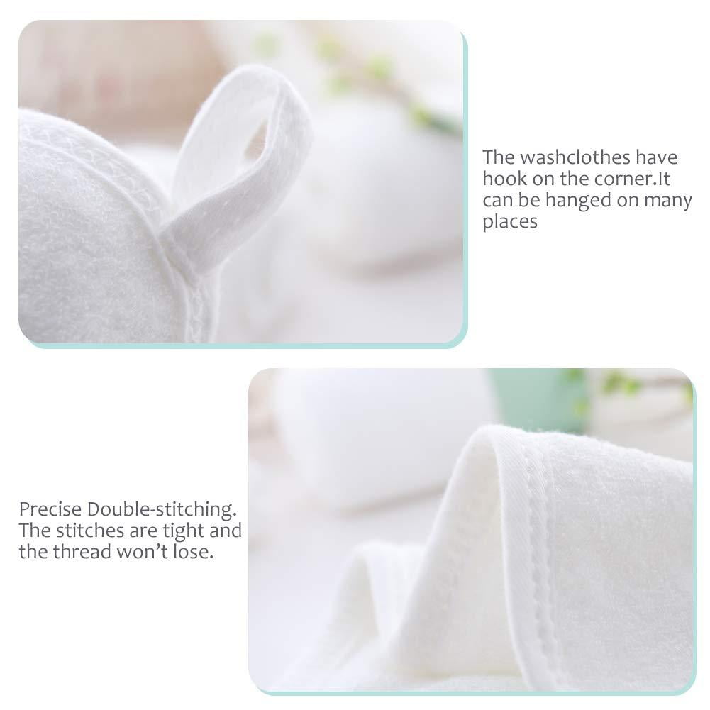 Perfect for Sensitive Skin Organic Bamboo Bath Towels Ultra-Absorbent Baby Wash Cloth for Kids Ideal Newborn Registry for Baby Shower Gifts Baby Washcloths Soft Infant Wash Clothes for Face 