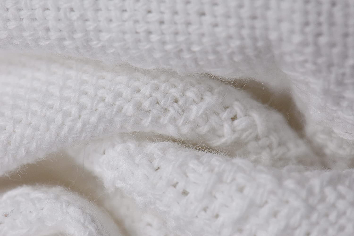 Linteum Textile Hospital Thermal SNAGLESS Spread Blanket, 100% Cotton  (74x100 in, White) | Reisestrümpfe
