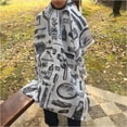 thumbnail image 2 of MasteelfCA Coiffeur Professionnel Salon Coiffure Imprimé Imperméable Non Collant Robe de Coupe Cape (Blanc), 2 of 7
