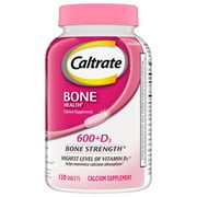 Caltrate 600+D3 Calcium and Vitamin D Supplement Tablets - 120 Count
