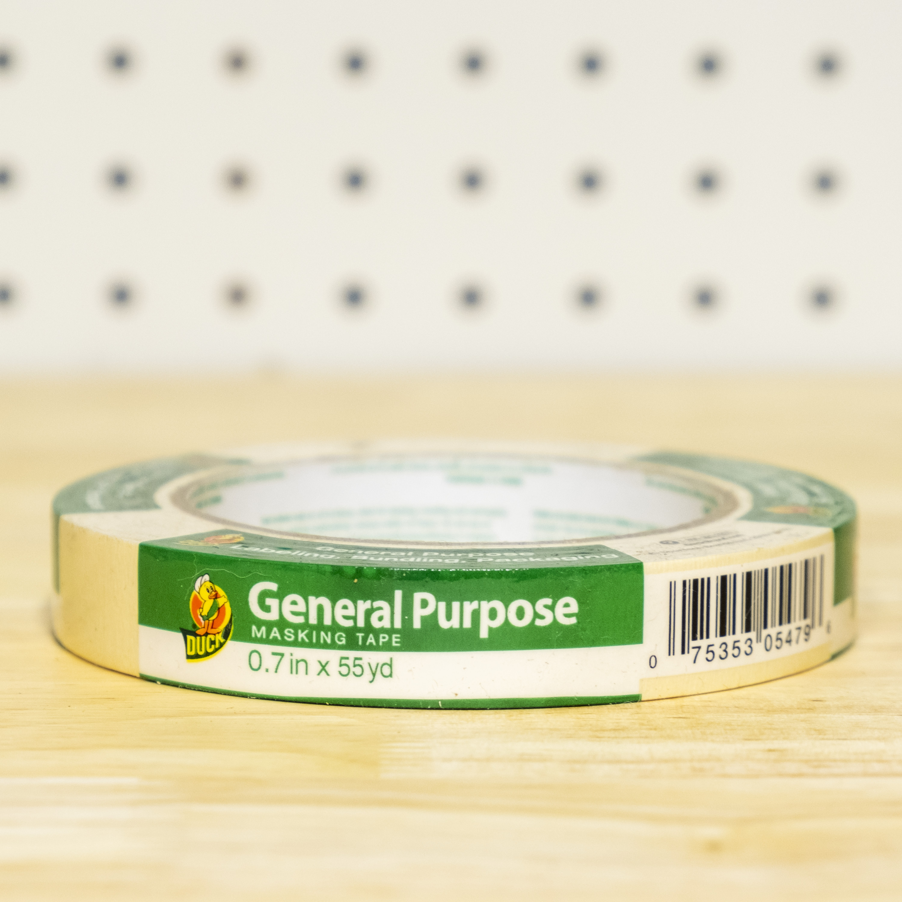 Duck Brand .7 in. x 55 yd. Beige General Purpose Masking Tape - image 4 of 10