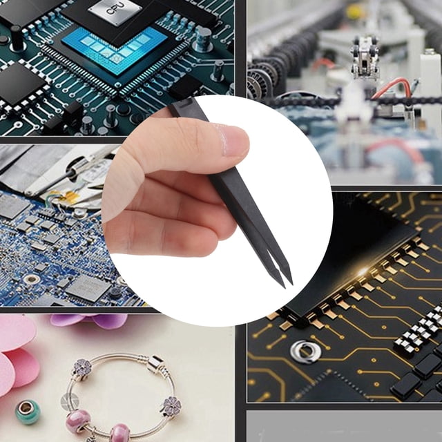 Pinzas De 20 Piezas De Reparación De Fibra De Carbono Antiestática Para Teléfono, Reloj, Herramientas De Reparación Electrónica 93307