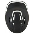 thumbnail image 5 of Champro Sports HX Legend Plus Youth Batting Helmet W/Universal Jaw Guard Black/White 6 1/2 - 7, 5 of 5