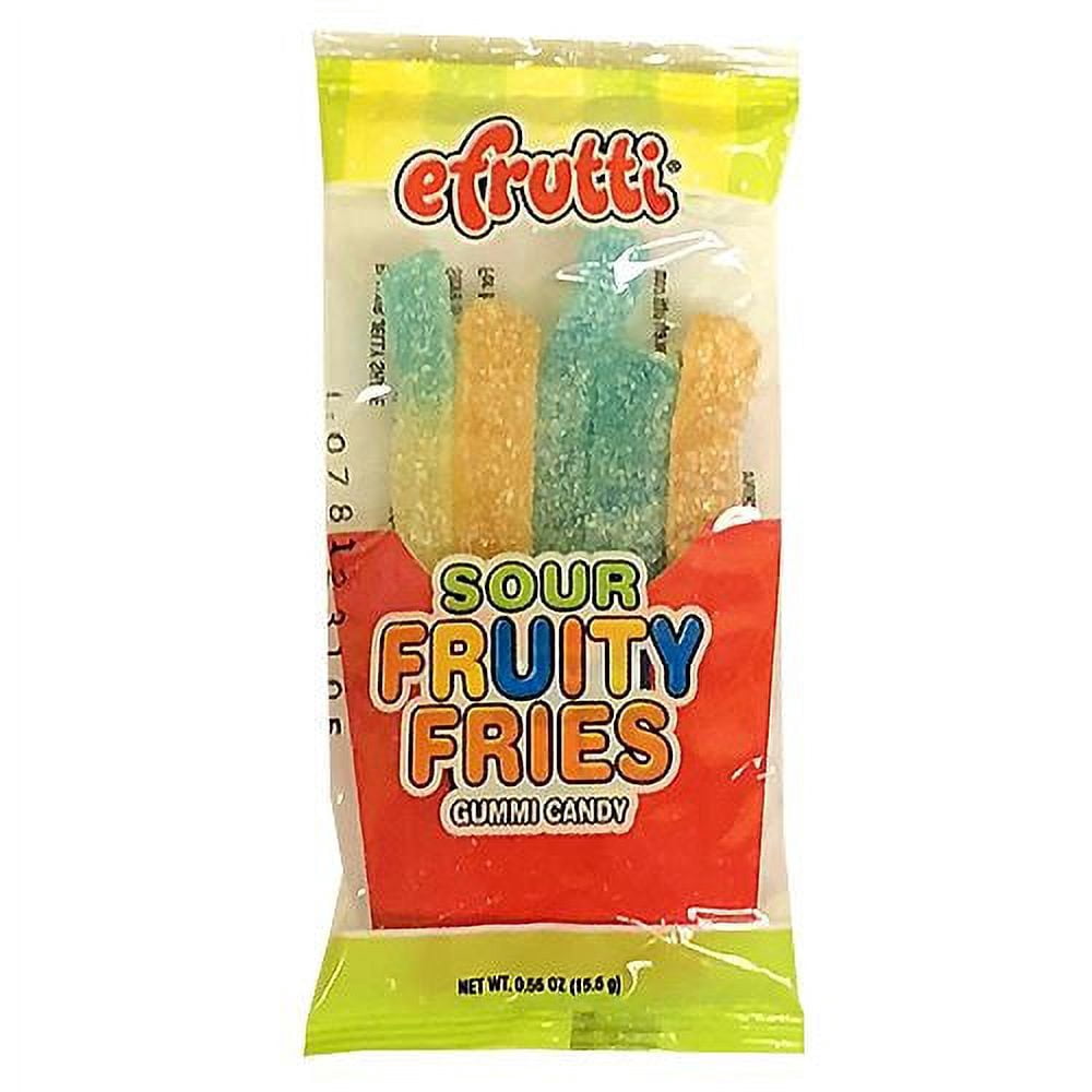 E.frutti Sour Fruity Fries Gummi Candy, 0.55-Ounce (Pack of 48)