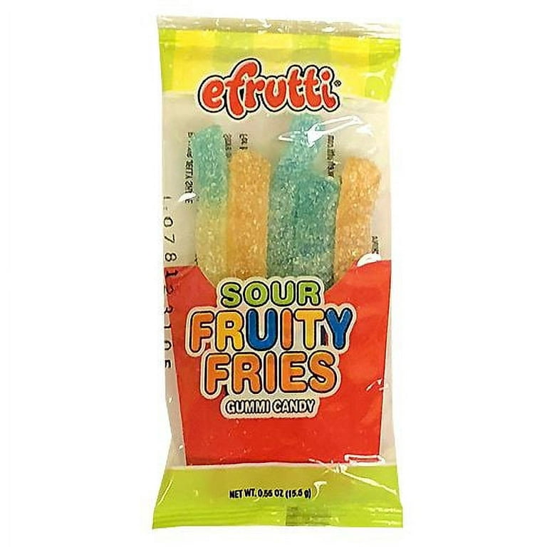 efrutti Sour Fruity Fries Gummi Candy .55 oz. 
