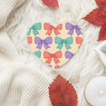 thumbnail image 6 of Car Fragrance Piece Four Pieces Of Fresh Air Lavender Smell Contains Lanyard Plastic Film Wrapped For The Bathroom Bed In The Car Room Whimsical Polka Dot And Striped Ribbon Bow Pattern Heart Shape, 6 of 8