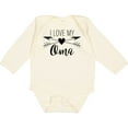 thumbnail image 3 of Inktastic I Love My Oma Heart and Arrows Boys or Girls Long Sleeve Baby Bodysuit, 3 of 5