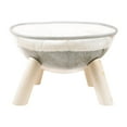 thumbnail image 1 of Cama para gatos con cápsula transparente, cama para gatos transparente elevada de madera, cápsula espacial lavable extraíble, cama para gatos, sofá, 1 of 9