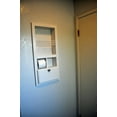 thumbnail image 4 of Metis White Enamel Combination Toilet Paper Holder Recessed Magazine Rack, 4 of 13