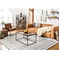 thumbnail image 3 of SAFAVIEH Natura Marquis Southwestern Area Rug, Black/Ivory, 6' x 6' Square, 3 of 9