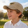 thumbnail image 2 of Gibobby Kids Boys Girls Baseball Cap Dinosaur Pattern Adjustable Breathable Toddler Sun Hat Infant Summer Outdoor Play Cap by Age 12 18 Months 1-4T(One Size,Khaki), 2 of 7