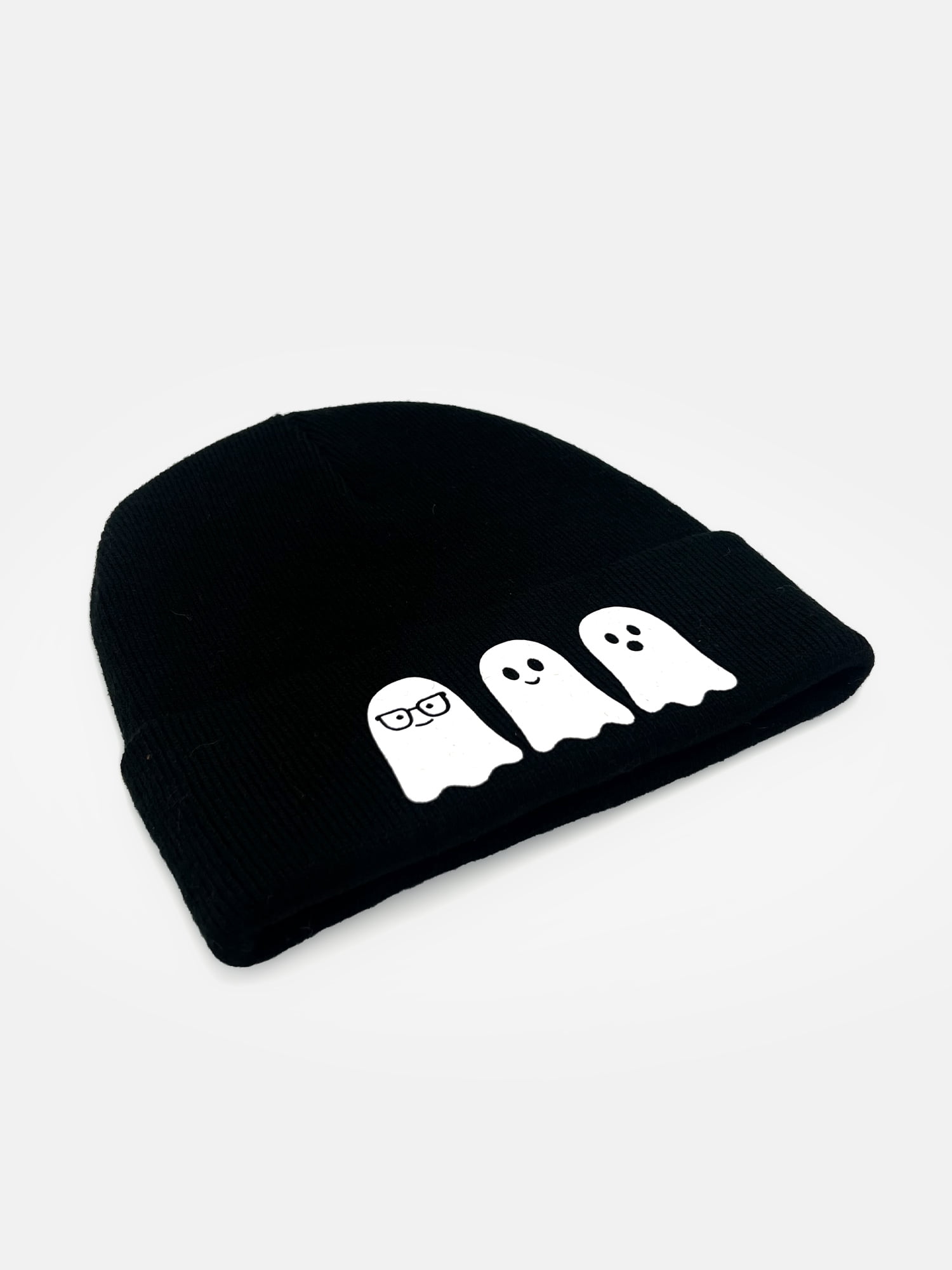 Halloween Glow In The Dark Beanie, Black , by Way to Celebrate