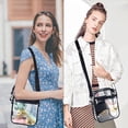 thumbnail image 2 of Clear Crossbody Bag, Stadium Approved Clear Purse Bag for Concerts Sports Events Festivals, 2 of 6