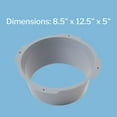 thumbnail image 6 of Drive Durable Plastic Splash Guard for Bedside Commodes, Easy Installation, 24 Ct, 6 of 7