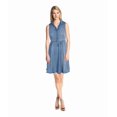 thumbnail image 3 of Vans Womens Lou Shirt Dress, Blue, Small, 3 of 3