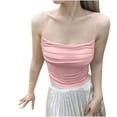 thumbnail image 3 of HADST Women's Spaghetti Strap Tank Top Slim Fit Sleeveless Shirt Summer Casual Solid Camisole, 3 of 3