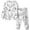 White, variant on Girls Boys Halloween Print Pajama Set Kids Sleepwear Outfit Soft Comfortable Casual Wear for Children Toddler 2 9 Years