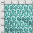 thumbnail image 2 of oneOone Cotton Cambric Teal Green Fabric Asian Block Diy Clothing Quilting Fabric Print Fabric By Yard 42 Inch Wide, 2 of 4