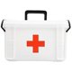 thumbnail image 3 of Caja de medicamentos multifuncional para el hogar, para almacenar suministros médicos en el hogar, plástico de dos niveles, 9,25 x 6,49 x 5,31 pulgadas / 23,5 * 17,5 * 13,5 cm, 3 of 4