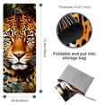 thumbnail image 4 of Leopard Yoga Mat Towel with Storage Bag - 72.8"x26.8" - Suitable for Hot Yoga, Pilates, Fitness - Yoga Blankets Included, 4 of 6