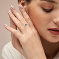 thumbnail image 3 of LeCalla 925 Sterling Silver Hypoallergenic Angel Wings Heart Rings for Women (Size - 8), 3 of 8