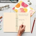 thumbnail image 4 of FORMRS 1-Subject Spiral Notebook 8" x 5" College Ruled 60 Refillable Sheet, 2 Pack, Pink Floral Orange, 4 of 7