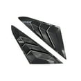 thumbnail image 4 of Furulu Carbon Fiber Look Side Window Louvers Scoop Louver Cover For Hyundai Sonata 2015-2019, 4 of 5