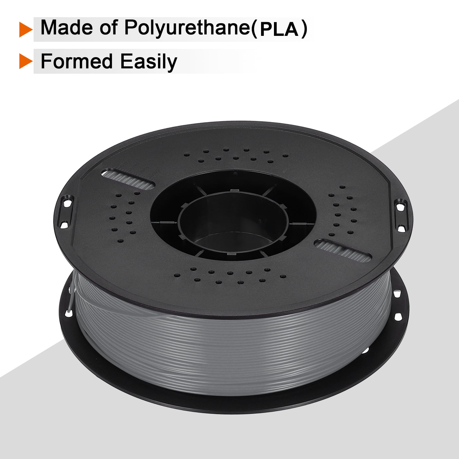 3D Printer Filament 1.75mm PLA Filaments Accuracy +/- 0.05mm Gray