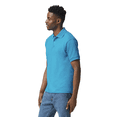 thumbnail image 3 of Gildan - Hammer Pique Polo, Classic Fit, Moisture-Wicking Comfortable Polo Shirt, Sapphire, S, 3 of 5