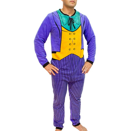 DC Comics The Joker Purple Costume Adult Union Suit (Medium)