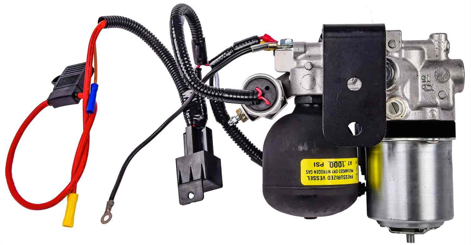 JEGS 631250 Electric Brake Booster and Master Cylinder Combo For