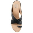 thumbnail image 5 of Journee Womens Rayna Wedge Heel Slip On Sandals, 5 of 10