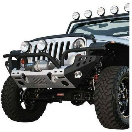 ARIES AL15600 07-13 JK & JK8 FRONT REPLACEMENT BUMPER - ALUMALITE - BLACK