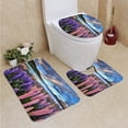 thumbnail image 1 of Juego de alfombras de baño ABPHQTO Lupines Shore Lake Tekapo 3 piezas 18x30 18x14 18x14,7, 1 of 2