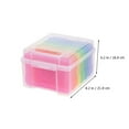 thumbnail image 3 of MasteelfCA 1 Set Greeting Card Organizer with Dividers Plastic Storage Case for Photos Scrapbook, 3 of 8