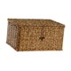 thumbnail image 5 of Cesta de almacenamiento con tapa, cesta de almacenamiento para el hogar, imitación tejida, multiusos, práctica 29 cm x 21 cm x 15 cm, 5 of 9