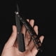 thumbnail image 4 of Navaja de afeitar manual plegable vintage para hombre, cuchillo para trinchar y peinar el cabello, cuchillo de afeitar con mango hueco personalizado, 4 of 5