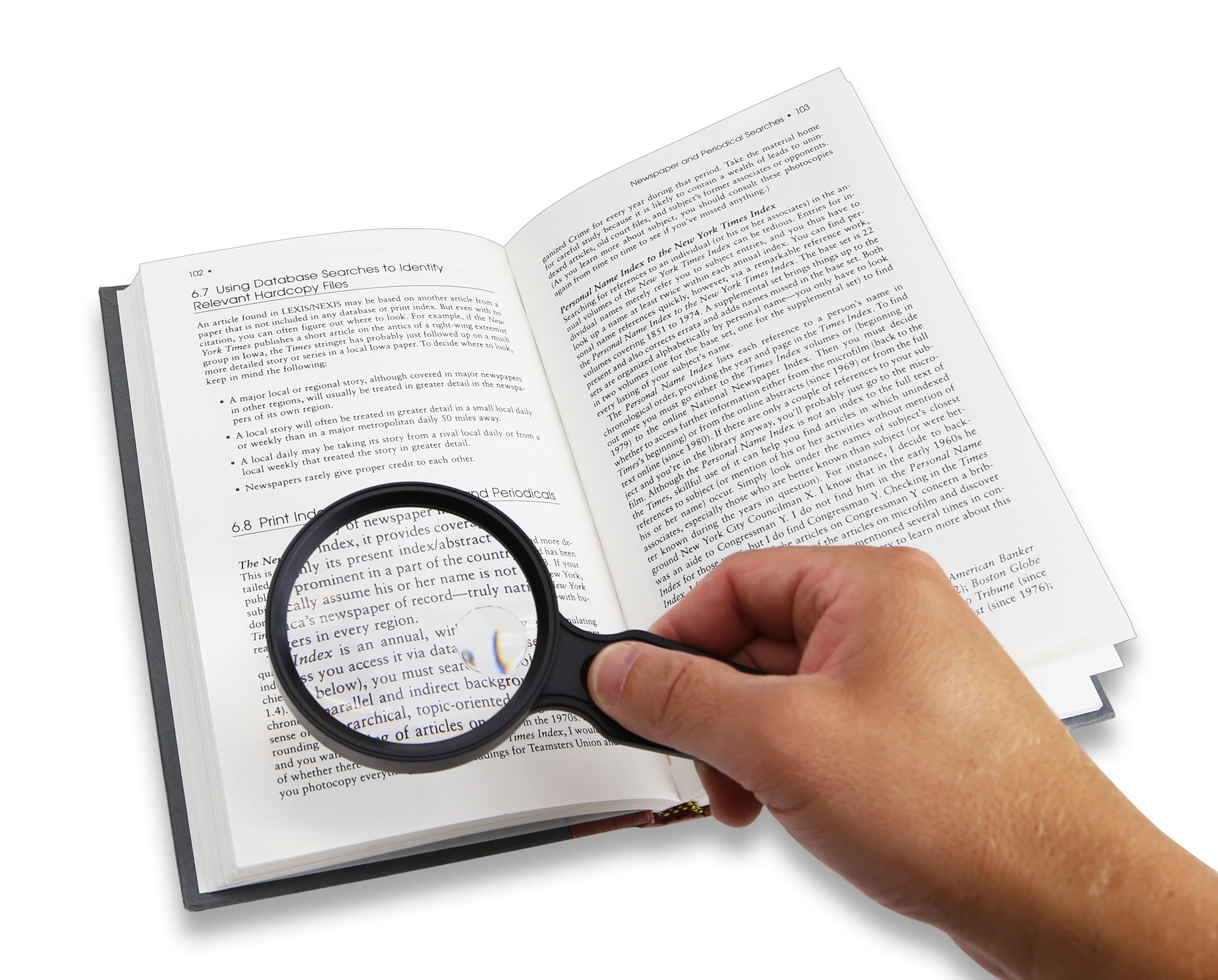 (4 pack) Carson Magniview 2" Round 3x Magnification Handheld Magnifier