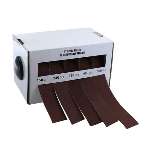 

5pcs Abrasive Paper Multifunctional Abrasive Rolls Pack Drawable Emery Cloth Sandpaper Sanding Belt