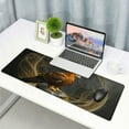 thumbnail image 6 of nygtbtfer Desk Mat, Smoke Flag Extended Gaming Mouse Pad for Office Work &amp; Game,Computer Keyboard Mouse Mat Desk Non-Slip Rubber Base Large Mousepad with Stitched Edges 31.5x11.8 in, 6 of 6