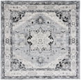 thumbnail image 2 of SAFAVIEH Brentwood Ezra Oriental Area Rug, Silver/Black, 6'7" x 6'7" Square, 2 of 12