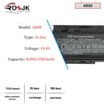 thumbnail image 2 of New AR08 AR08XL (14.8V 83Wh) Laptop Battery for HP ZBook 15 17 Mobile Workstation Series HSTNN-IB4H HSTNN-IB4I 708455-001 708456-001 707614-121 707614-141 707615-141 8Cells, 2 of 8