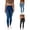 Blue, variant on CHUMUD Leggings for Petite Women Yoga Pants with Pockets High Waisted Casual Stretchy Jeans Pants