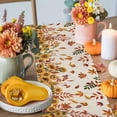 thumbnail image 4 of Thanksgiving Sunflower Table Runner, Autumn Thanksgiving Kitchen Dining Table Decoration for Home Party Decor 13x48 Inches, 4 of 9
