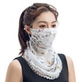 thumbnail image 2 of Manunclaims Fashion Face Scarf Mask Printed Scarf Cool Lightweight Anti-dust Summer Protection Scarf Bandana UV Protective for Outdoor, 2 of 6