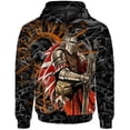 thumbnail image 3 of Sudadera con capucha holgada para hombre, sudadera con capucha para hombre, sudadera con capucha con estampado de bandido de caballo súper genial, sudaderas con capucha, ropa de calle Harajuku, 3 of 5